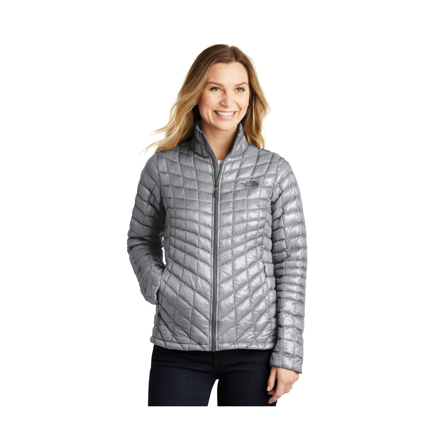 THE NORTH FACE THERMOBALL TREKKER LADIES' JACKET #NF0A3LHK Mid Grey