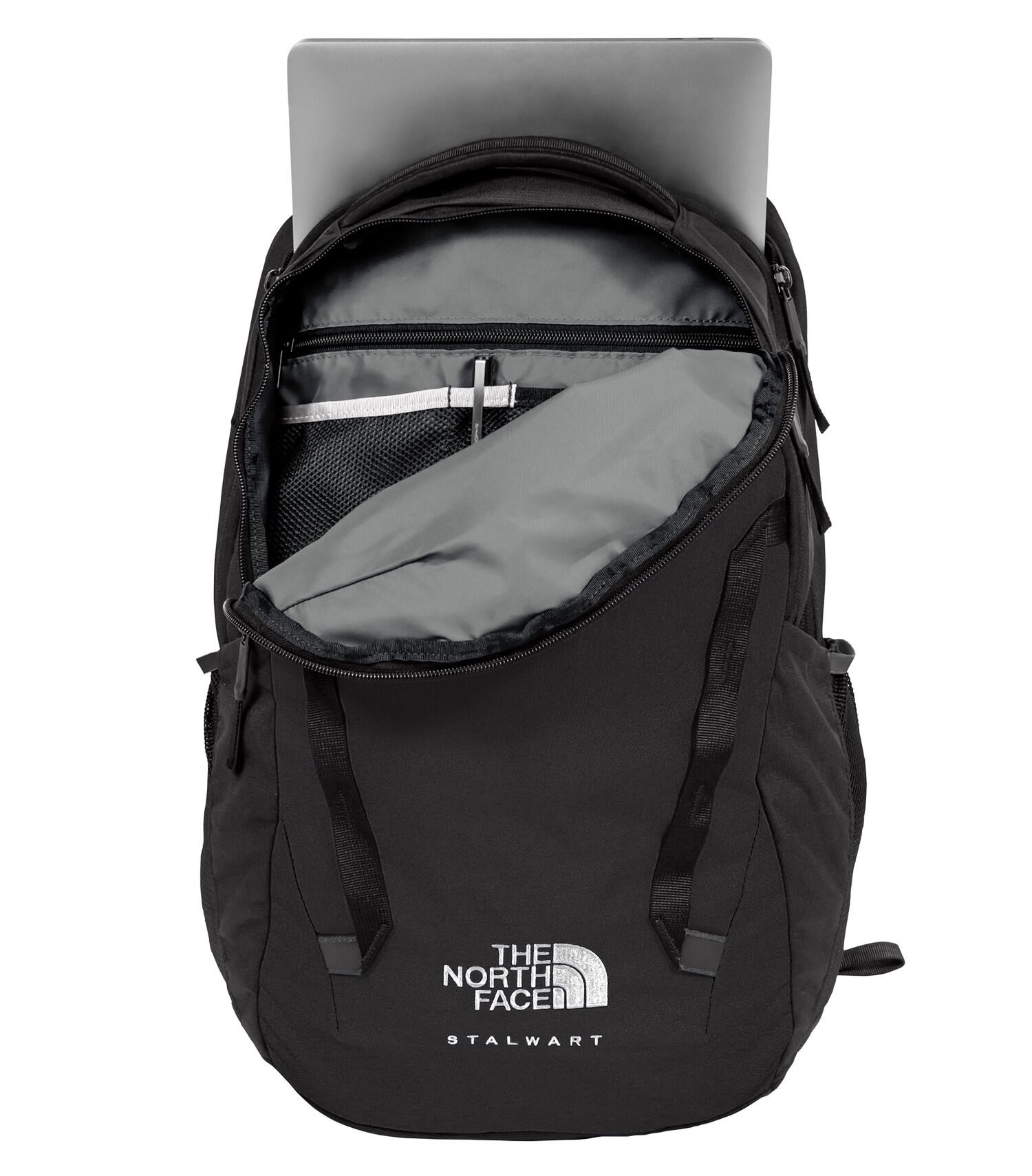 THE NORTH FACE STALWART BACKPACK #NF0A52S6 Black Open