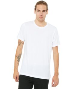 Bella + Canvas Unisex Jersey T-Shirt #3001C White Front