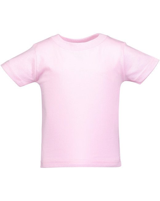 Rabbit Skins Infant Cotton Jersey T-Shirt #3401 Pink
