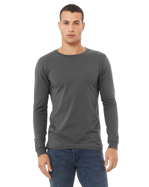 Bella + Canvas Unisex Jersey Long-Sleeve T-Shirt #3501 Asphalt