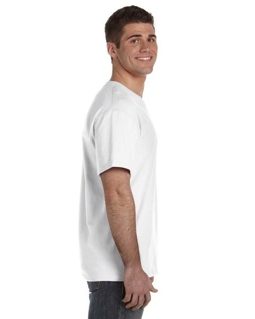 Fruit of the Loom Adult HD Cotton™ V-Neck T-Shirt #39VR White Side