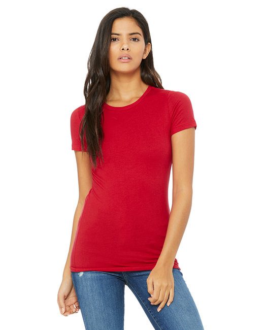 Bella + Canvas Ladies' Slim Fit T-Shirt #6004 Red