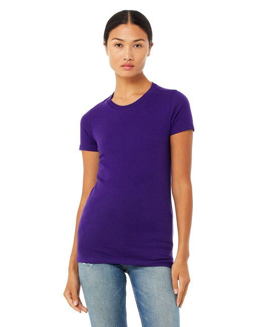 Bella + Canvas Ladies' Slim Fit T-Shirt #6004 Purple