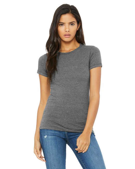 Bella + Canvas Ladies' Slim Fit T-Shirt #6004 Deep Heather