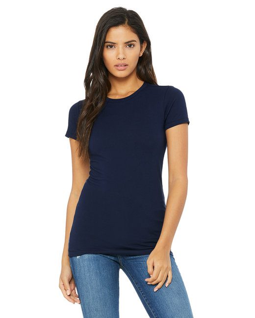 Bella + Canvas Ladies' Slim Fit T-Shirt #6004 Navy