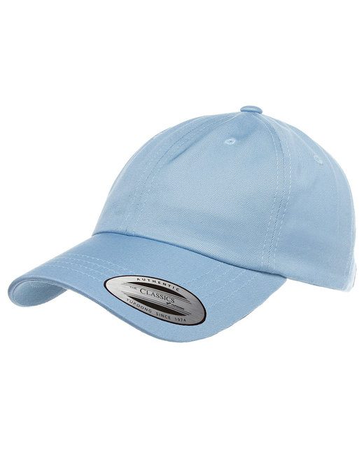 Yupoong Adult Low-Profile Cotton Twill Dad Cap #6245CM Light Blue