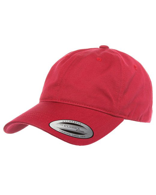 Yupoong Adult Low-Profile Cotton Twill Dad Cap #6245CM Cranberry
