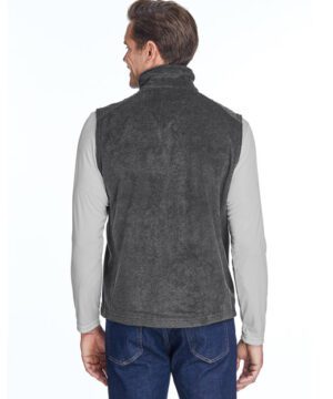 Columbia Men's Steens Mountain™ Vest #6747 Charcoal Heather Back