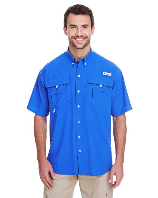 Columbia Men's Bahama™ II Short-Sleeve Shirt #7047 Vivid Blue