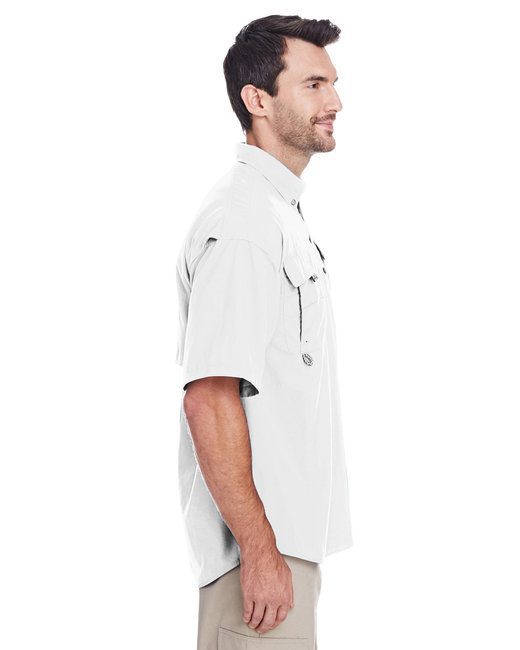 Columbia Men's Bahama™ II Short-Sleeve Shirt #7047 White Side