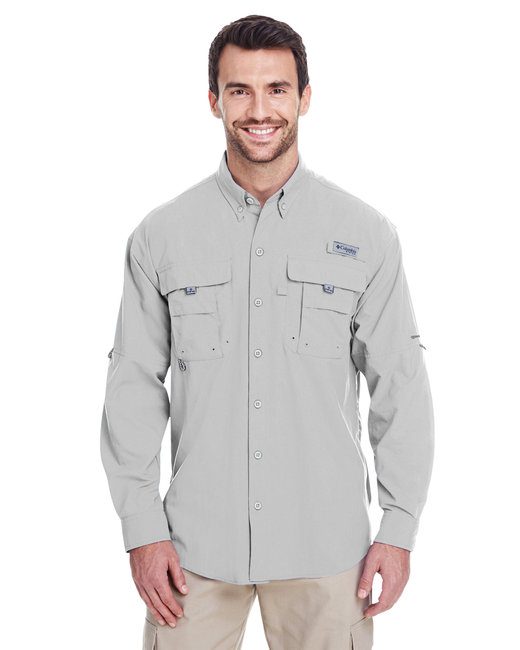 Columbia Men's Bahama™ II Long-Sleeve Shirt #7048 Cool Grey