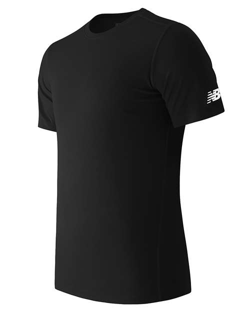 New Balance Performance T-Shirt #MT81036P Black Front