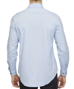 Calvin Klein Cotton Stretch Shirt #18CC108 Stream Blue Back