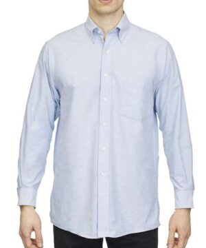 Van Heusen Oxford Shirt #18CV313 Blue Front