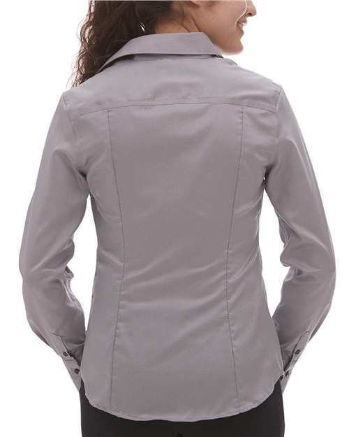 Calvin Klein Women's Non-Iron Dress Shirt #18CK030 Grey Back