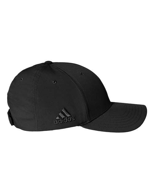 Adidas Poly Textured Performance Cap #A600PC Black Side