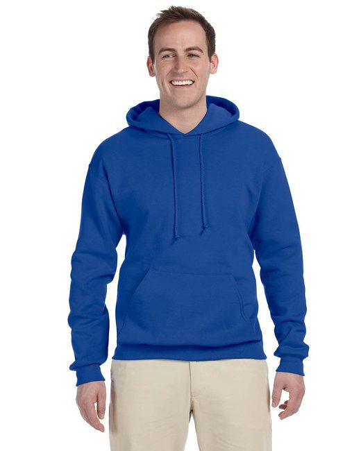 Jerzees Adult 8 oz., NuBlend® Fleece Pullover Hooded Sweatshirt #996 Royal Blue
