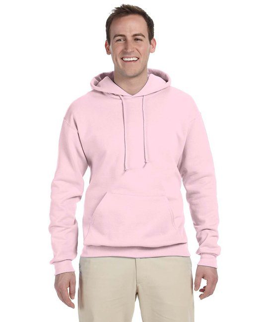 Jerzees Adult 8 oz., NuBlend® Fleece Pullover Hooded Sweatshirt #996 Pink
