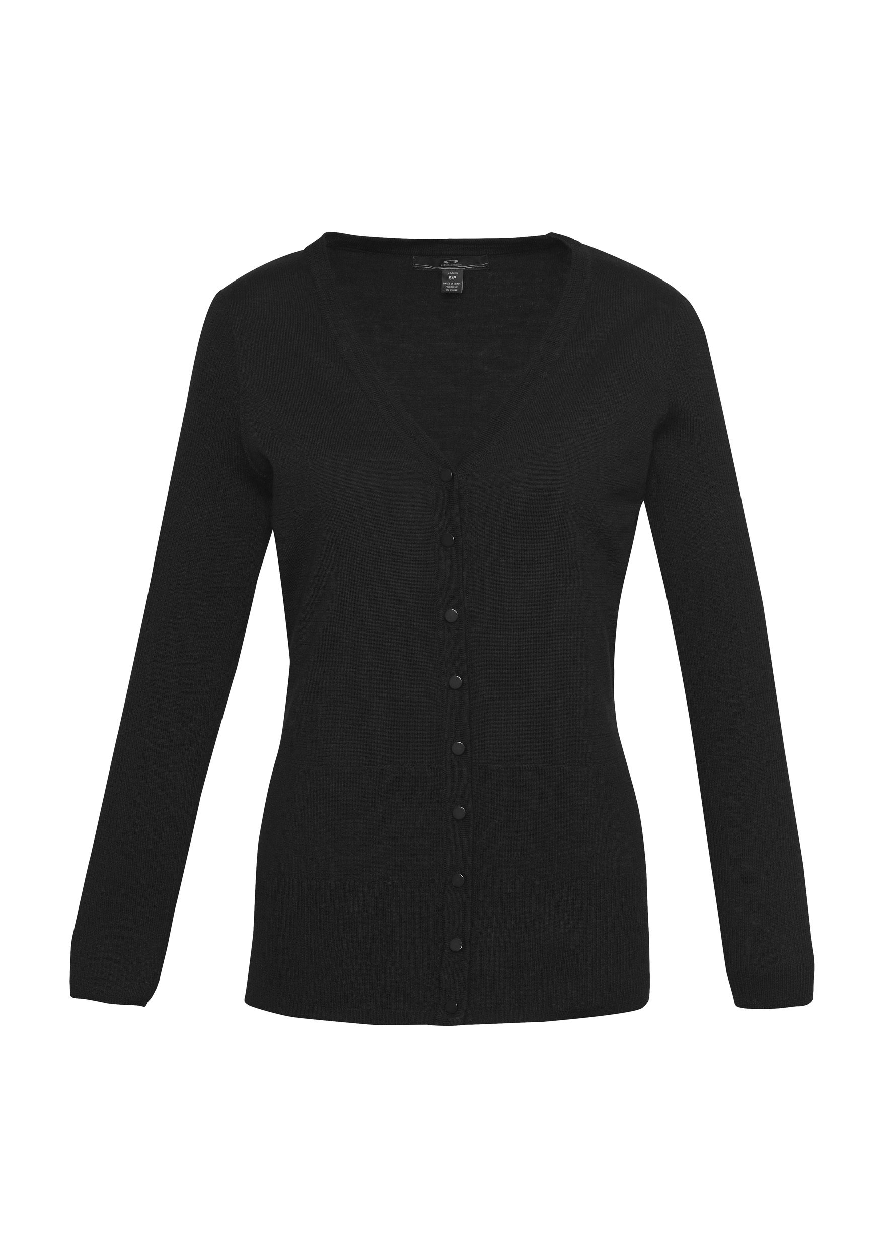 Biz Collection Ladies Milano Cardigan #LC417L Black