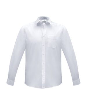 Biz Collection Mens Euro Long Sleeve Shirt #S812ML White