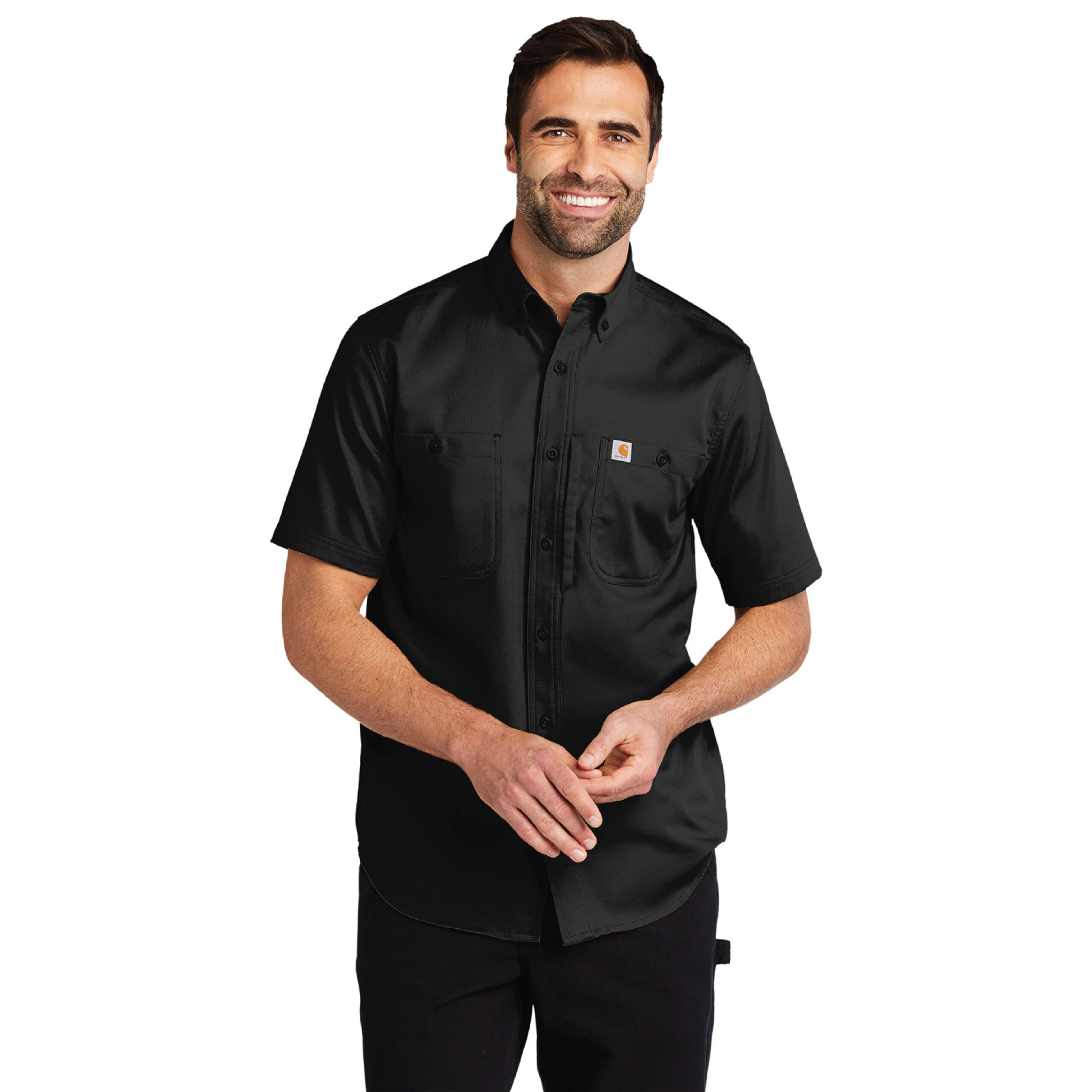 Carhartt® Rugged Professional Series Short Sleeve Shirt #CT102537 Black