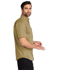 Carhartt® Rugged Professional Series Short Sleeve Shirt #CT102537 Dark Khaki Side