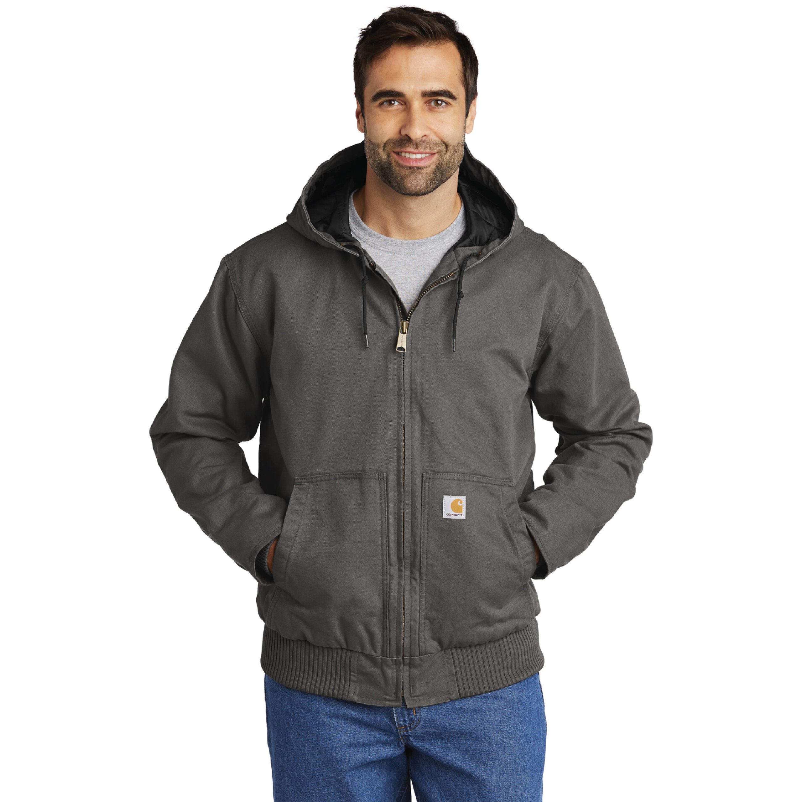 Carhartt® Washed Duck Active Jacket #CT104050 Gravel