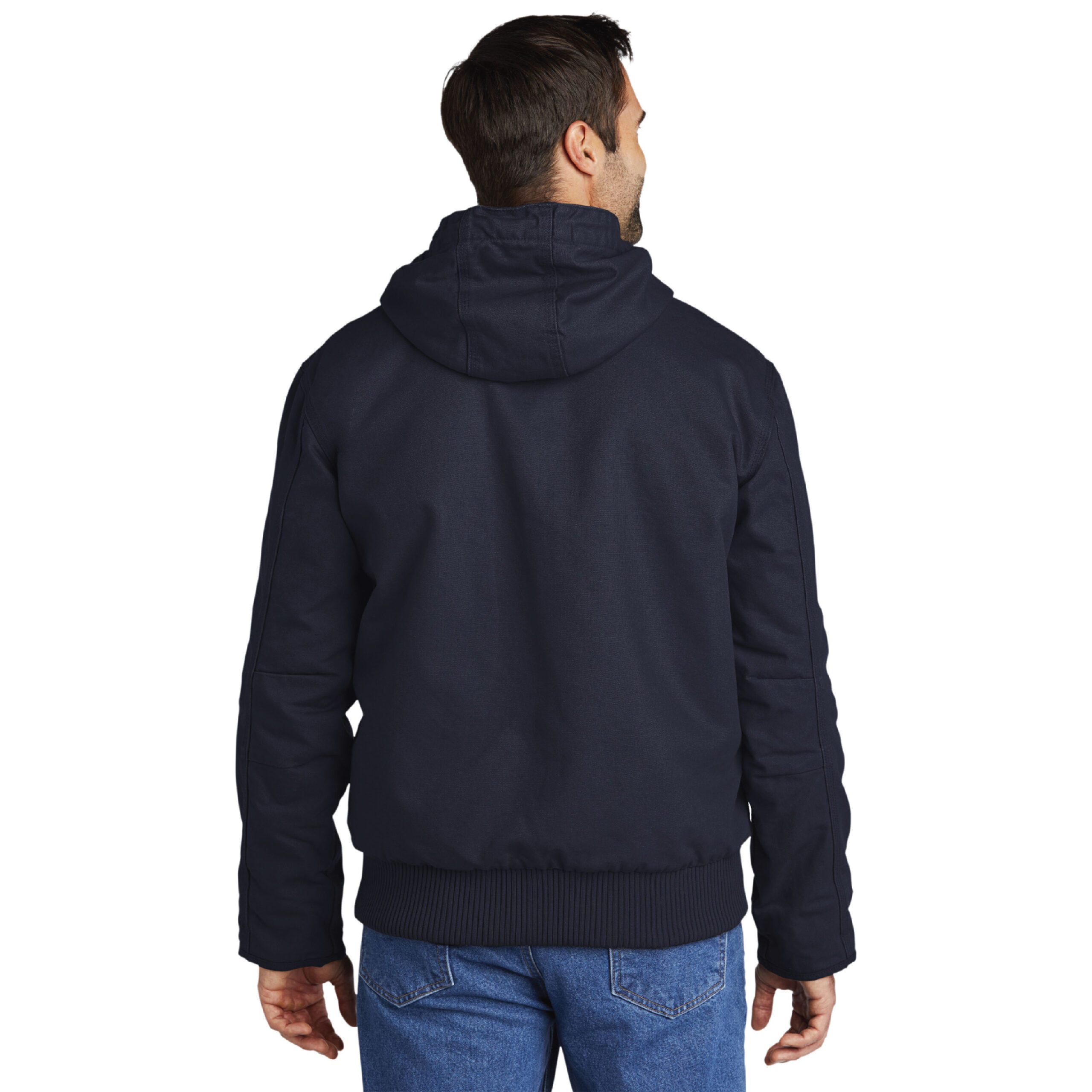 Carhartt® Washed Duck Active Jacket #CT104050 Navy Back