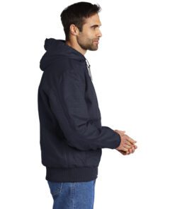 Carhartt® Washed Duck Active Jacket #CT104050 Navy Side