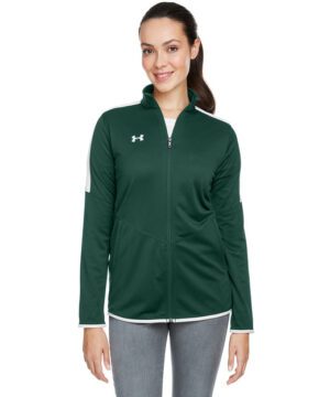 Under Armour Ladies' Rival Knit Jacket #1326774 Forest Green