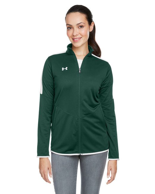 Under Armour Ladies' Rival Knit Jacket #1326774 Forest Green