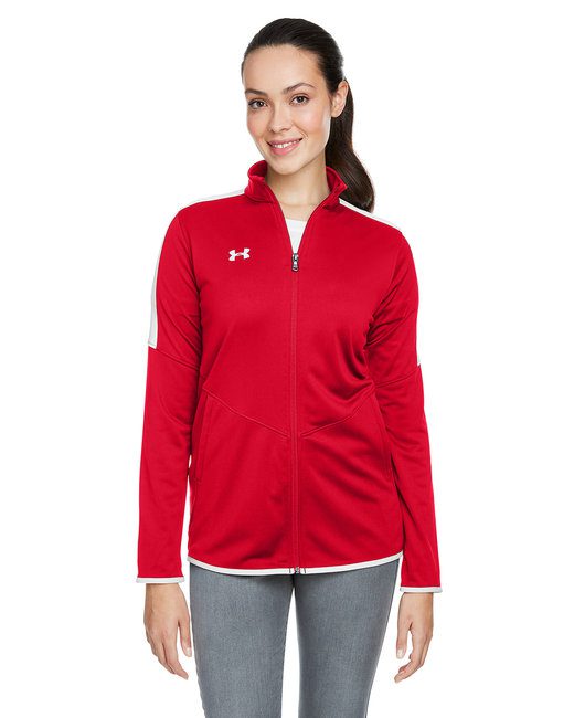 Under Armour Ladies' Rival Knit Jacket #1326774 Red