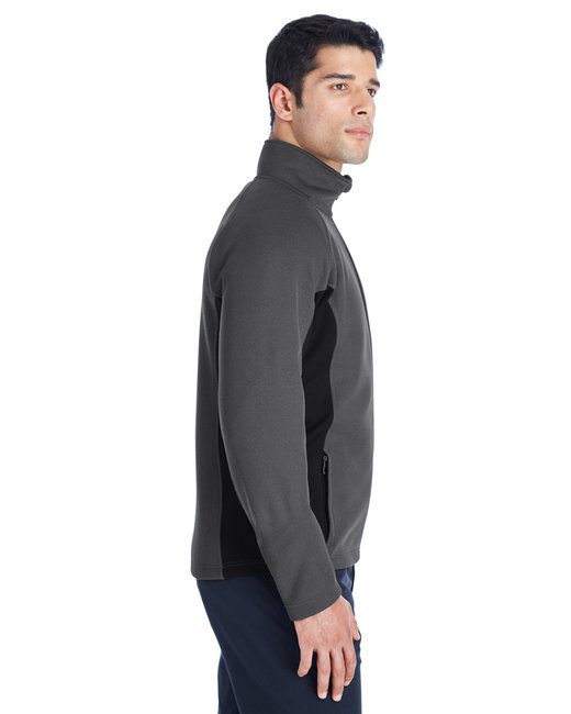 Spyder Men's Constant Full-Zip Sweater Fleece Jacket #187330 Polar / Black / Black Side