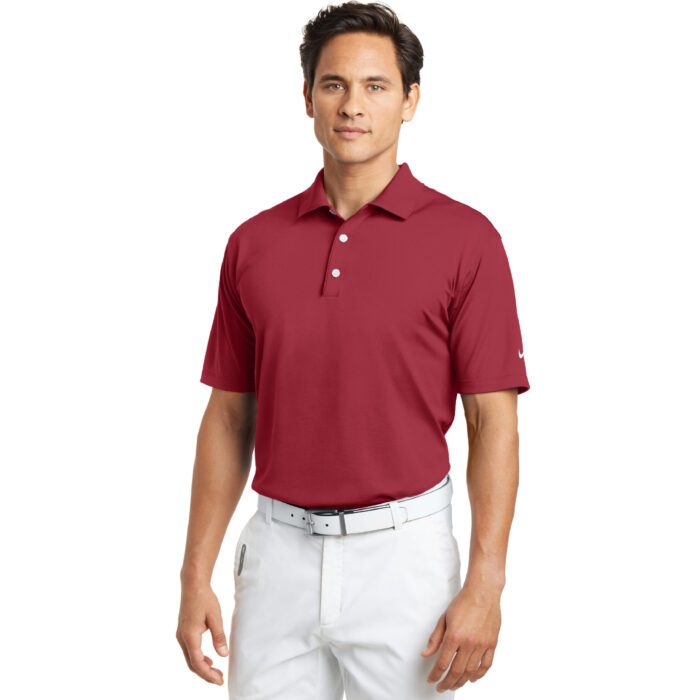 NIKE® TECH BASIC DRI-FIT POLO #203690 Pro Red Front