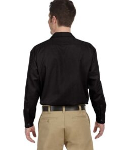 Dickies Men's 5.25 oz./yd² Long-Sleeve Work Shirt #574 Black Back