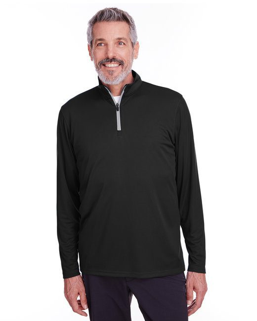 Puma Golf Men's Icon Quarter-Zip #596807 Black