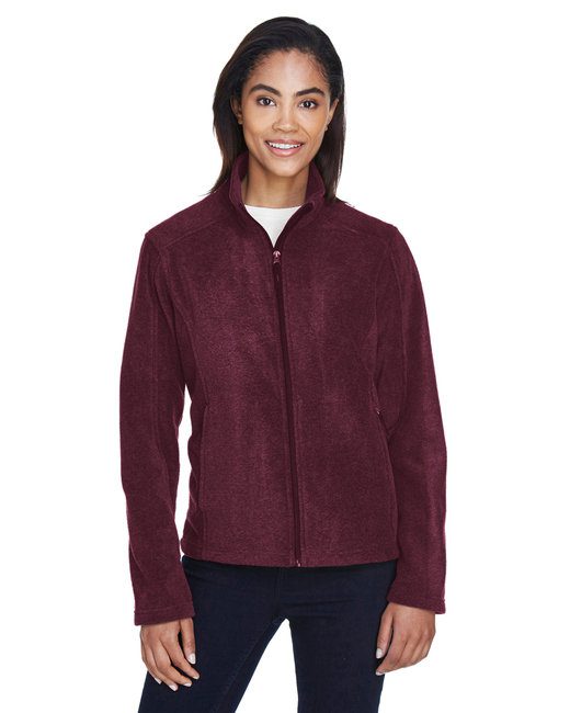 Core 365 Ladies' Journey Fleece Jacket #78190 Burgundy