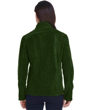 Core 365 Ladies' Journey Fleece Jacket #78190 Forest Green Back