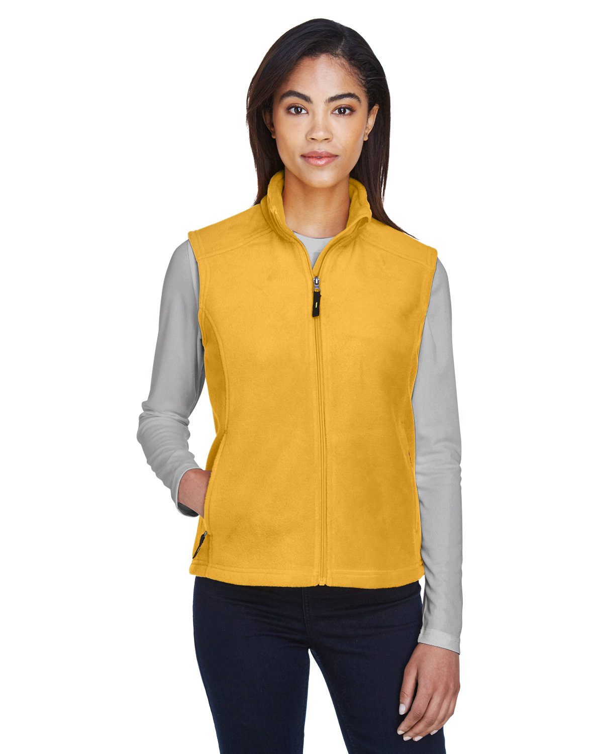 Core 365 Ladies' Journey Fleece Vest #78191 Gold