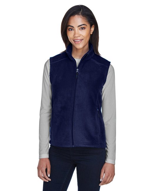 Core 365 Ladies' Journey Fleece Vest #78191 Navy