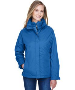 Core 365 Ladies' Region 3-in-1 Jacket with Fleece Liner #78205 Royal Blue Front