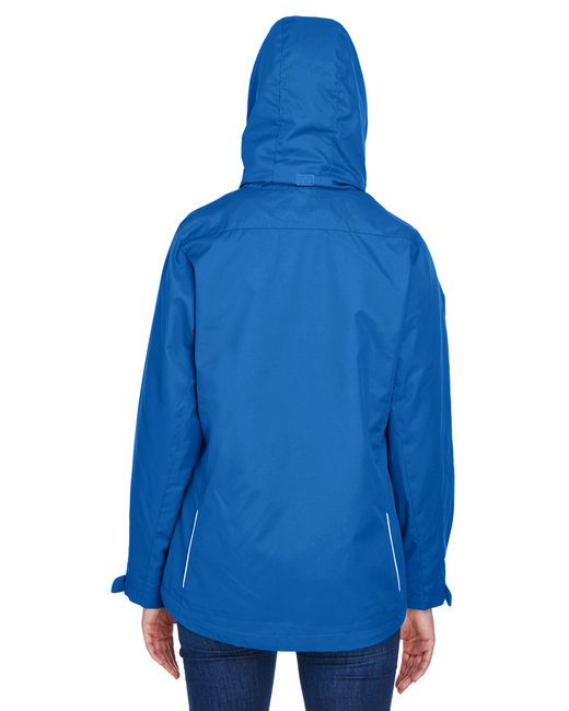 Core 365 Ladies' Region 3-in-1 Jacket with Fleece Liner #78205 Royal Blue Back