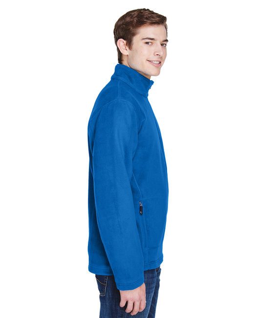 North End Men's Voyage Fleece Jacket #88172 Royal Blue Side