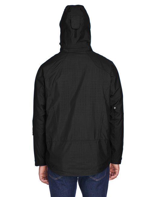 North End Men's Caprice 3-in-1 Jacket with Soft Shell Liner #88178 Black Back