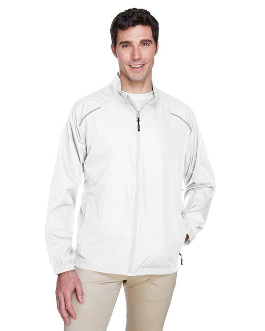 Core 365 Men's Motivate Unlined Lightweight Jacket #88183 White
