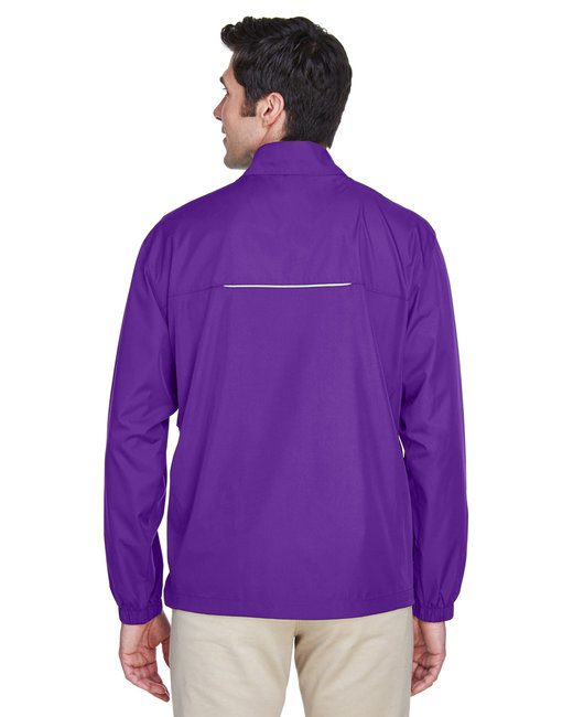 Core 365 Men's Motivate Unlined Lightweight Jacket #88183 Purple Back