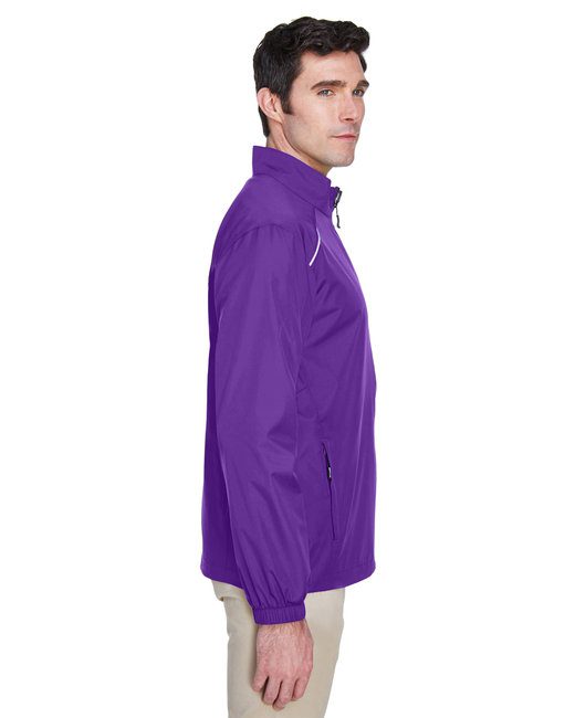 Core 365 Men's Motivate Unlined Lightweight Jacket #88183 Purple Side