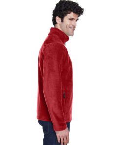 Core 365 Men's Journey Fleece Jacket #88190 Red Side