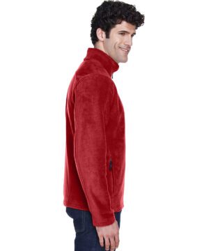 Core 365 Men's Journey Fleece Jacket #88190 Red Side